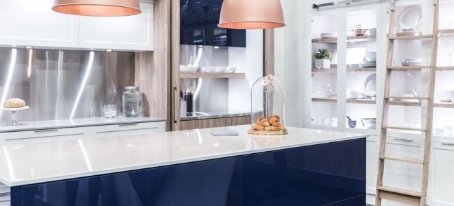 Глянцевая кухня — современные способы элегантного расположения