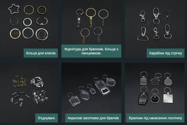 Брелоки: креативна фурнітура